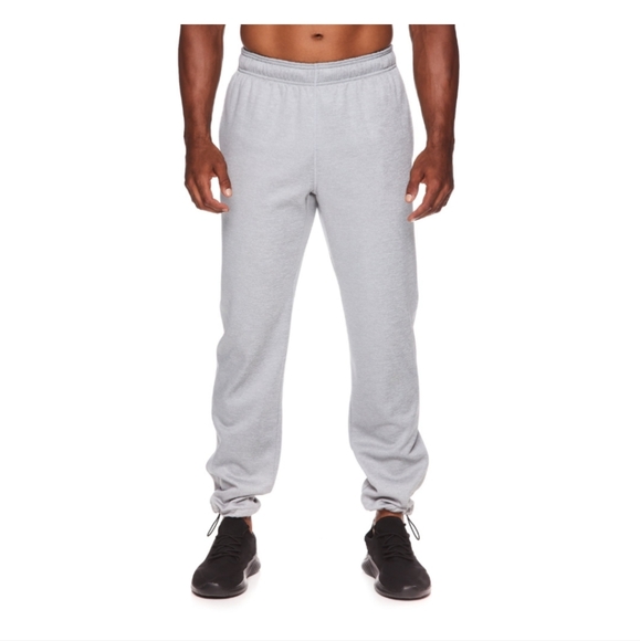 And1 Pants Mens And Active Tech Fleece Basketball Pants Light Gray